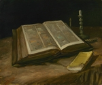 Gogh, Vincent, van - Still Life with Open Bible