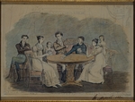 Anonymous - Golitsyn Family at the Table