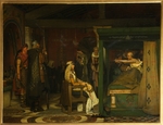 Alma-Tadema, Sir Lawrence - Fredegund visits Bishop Prætextatus on his deathbed
