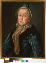 Anonymous - Portrait of Countess Anna Danilovna Trubetskaya (1710-1780), née Drutskaya-Sokolinskaya