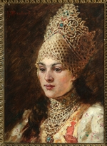 Makovsky, Konstantin Yegorovich - Boyar's Wife