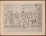 Meierberg (Meyerberg), Augustin, von - A scene at the royal court of Tsar Alexis Mikhailovich (Illustration from the Meierberg's Album)