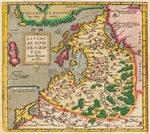 Ortelius, Abraham - Livonia Map, Livoniae Nova Descriptio