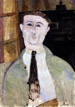 Modigliani, Amedeo - Portrait of Paul Guillaume (1891-1934)