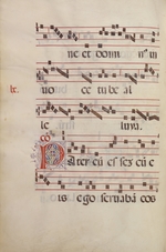 Antonio da Monza - The Gradual. Initial P