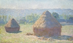 Monet, Claude - Haystacks, end of Summer