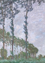 Monet, Claude - Wind Effect, Series of The Poplars