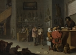 Saftleven, Cornelis Hermansz. - ''Who sues for a cow''