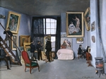 Bazille, Frédéric - The studio of the artist at Rue de La Condamine