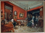 Premazzi, Ludwig (Luigi) - A living room