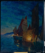 Gaush, Alexander Fyodorovich - Sails at Night