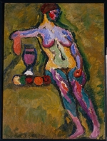 Mashkov, Ilya Ivanovich - Nude with fruits