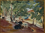 Kravchenko, Alexei Ilyich - Korolkovskiye Dachas. Sheeps at the Edge of the Forest