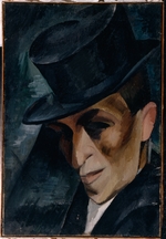 Osmiorkin, Alexander Alexandrovich - Portrait of a Man in Top Hat