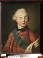 Antropov, Alexei Petrovich - Portrait of Grand Duke Pavel Petrovich (1754-1801)