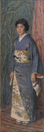 Aman-Jean, Edmond François - Portrait of a Japanese Woman (Mrs. Kuroki)