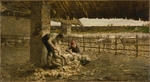 Segantini, Giovanni - The Sheepshearing