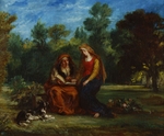Delacroix, Eugène - The Education of the Virgin