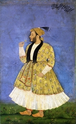 Indian Art - Portrait of Sayyid Shah Kallimullah Husayni