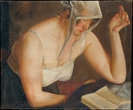 Grigoriev, Boris Dmitryevich - Woman Reading