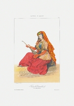 Gagarin, Grigori Grigorievich - Woman of Shamakhy (From: Scenes, paysages, meurs et costumes du Caucase)