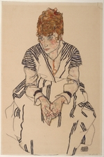 Schiele, Egon - Portrait of the Artist's Sister-in-Law, Adele Harms