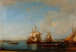 Ziem, Felix-Francois George - Caiques and Sailboats at the Bosphorus