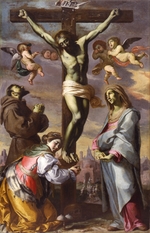 Mei, Bernardino - The Crucifixion with the Virgin and Saints Francis and Agatha