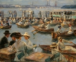 Liebermann, Max - On the Alster in Hamburg