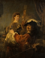 Rembrandt van Rhijn - Rembrandt and Saskia in the parable of the Prodigal Son