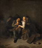Bega, Cornelis Pietersz. - Young Couple in a Tavern