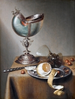 Stomme, Marten Boelema de - Still-Life with Nautilus Cup