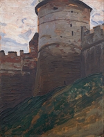 Roerich, Nicholas - The Fortress Tower. Nizhny Novgorod