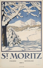 Colombi, Plinio - St. Moritz (Poster)