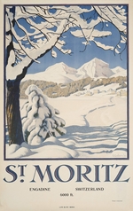 Colombi, Plinio - St. Moritz (Poster)