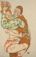 Schiele, Egon - Lovemaking