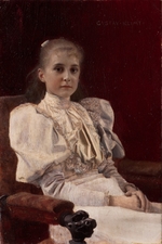Klimt, Gustav - Seated Young Girl