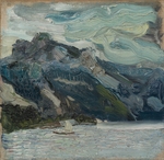 Gerstl, Richard - Lake Traun with Mountain Sleeping Greek