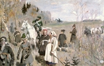 Vinogradov, Sergei Arsenyevich - Hunting at the time of the tsar Peter The Great
