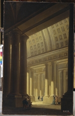 Farafontyev, Yakov Gerasimovich - The Internal View of a Temple. (A Doric Vestibule)