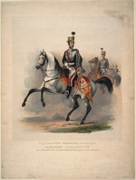 Anonymous - Grand Prince Alexander Nikolayevich as colonel-in-chief of the Austrian 4th Hussar Regiment