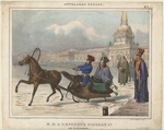 Anonymous - Nicholas I of Russia in a sleigh