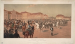 Rosen, Jan - Grand Duke Constantine Pavlovich of Russia at the Cavalry Review on the Saxon Square in Warsaw, 1824