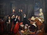 Danhauser, Josef - Franz Liszt Fantasizing at the Piano