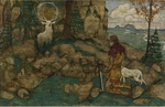 Schiele, Egon - The vision of Saint Hubert