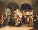 Hart, Solomon Alexander - The Feast of the Rejoicing of the Torah at the Synagogue in Leghorn, Italy