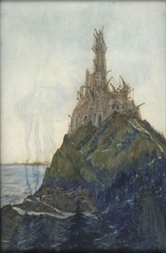 Garas, François - Temple of Thought, Dedicated to Beethoven, under construction