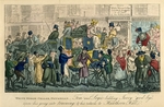 Cruikshank, George - White Horse Cellar, Piccadilly (From: 36 scenes from real life)