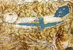 Leonardo da Vinci - Topographic View of the Countryside around the Plain of Arezzo and the Val di Chiana