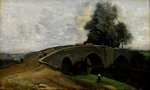 Corot, Jean-Baptiste Camille - The old bridge